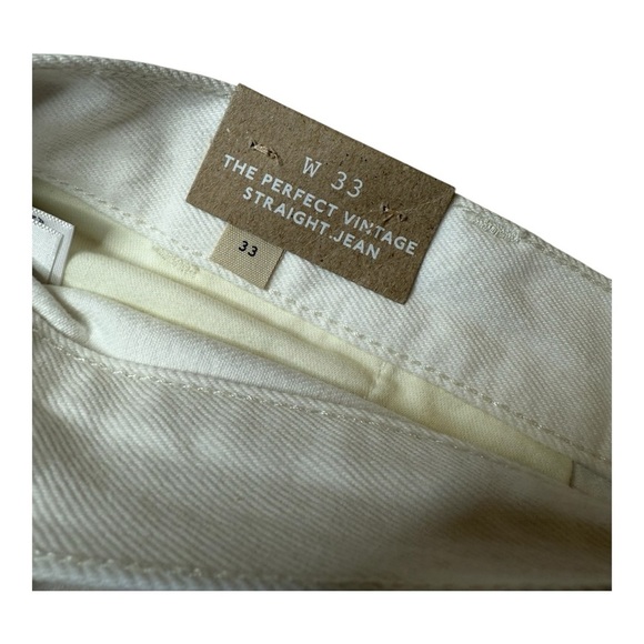 Madewell The '90s Straight Jean: Two-Tone Workwear Edition Plus Size 33 NEW - Picture 7 of 16